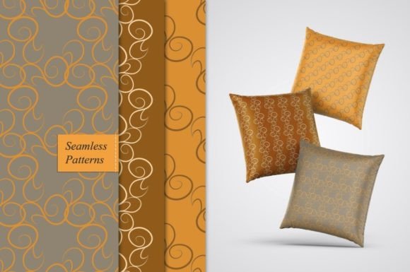 Bright Swirl Seamless Patterns: Elevating Design with Versatile, High-Quality Templates