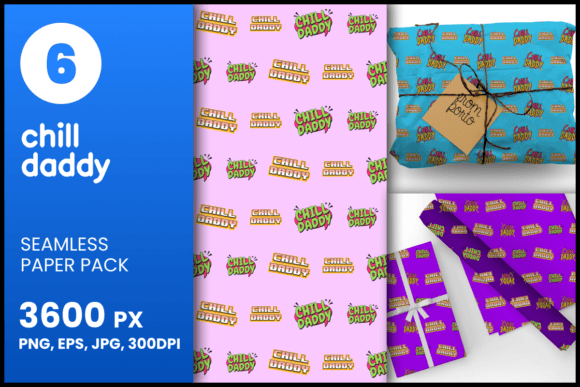 Chill Daddy Seamless Patterns: A Creative Resource for Designers and Enthusiasts