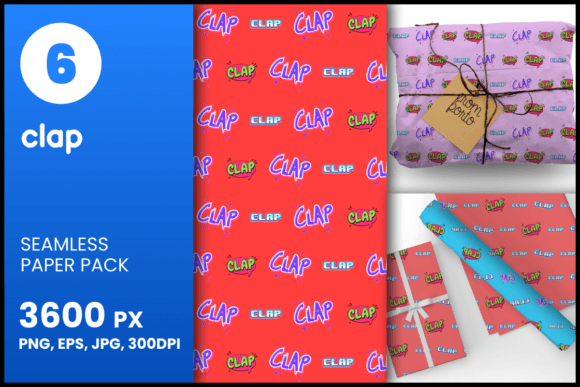 Clap Seamless Patterns: A Versatile Resource for Creative Projects