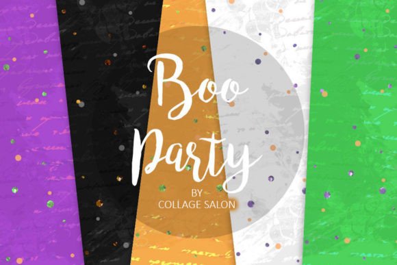 Halloween Party Seamless Patterns
