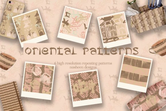 Oriental Repeating Seamless Patterns
