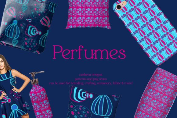Perfume Patterns and PNG: A Creative Resource for Design Enthusiasts