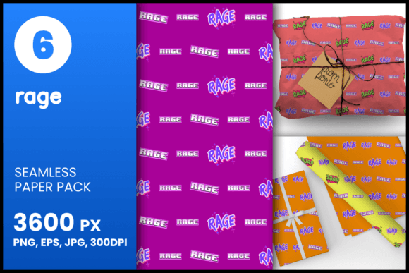 Rage Seamless Patterns: A Versatile Resource for Creative Professionals