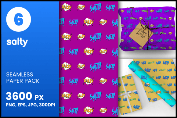 Salty Seamless Patterns for Creative Designers