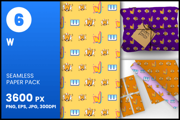 W Seamless Patterns: A Versatile Resource for Creative Projects