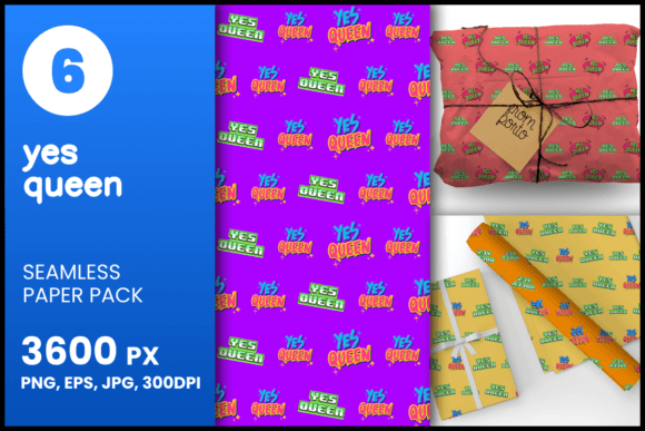 Yes Queen Seamless Patterns: A Creative Resource for Designers and Crafters